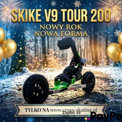 Skike V9 Tour 200 – nartorolki terenowe do jazdy stylem klasycznym i łyżwowym w trudnym terenie.
