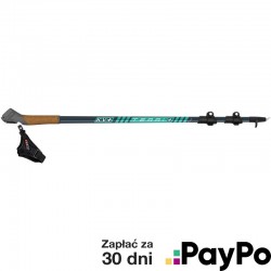 Kije NW KV+ TERRI (3-sekcyjne 100–130 cm), 80% carbon (58 po złożeniu)