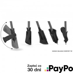 KV+ Kije MAESTRO M CLIP COMFORT (reg. 2-częściowa), 80% carbon) 100 - 125 cm