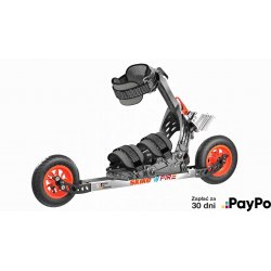 Zestaw Skike V9 Fire 150 + kije podróżne ONE4TOUR + torba – mobilny komplet do cross‑skatingu