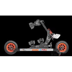 Zestaw Skike V9 Fire 150 + kije podróżne ONE4TOUR + torba – mobilny komplet do cross‑skatingu
