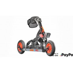 Zestaw Skike V9 Fire 150 + kije podróżne ONE4TOUR + torba – mobilny komplet do cross‑skatingu