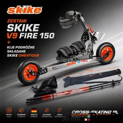Skike V9 Fire 150 + kije podróżne Skike One4Tour