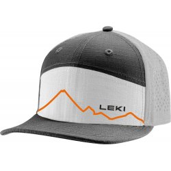 Czapka z daszkiem LEKI Casual white-black