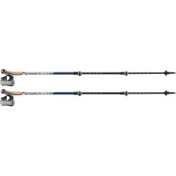 Kijki Nordic Walking LEKI Traveller Carbon blue 90–130 cm (składane)