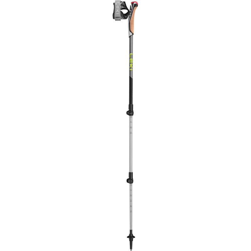 Kijki Nordic Walking LEKI Traveller Alu yellow 90–130 cm (składane)