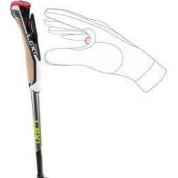 Kijki Nordic Walking LEKI Traveller Alu yellow 90–130 cm (składane)