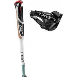 Kijki Nordic Walking LEKI Spin Shark SL white 100–130 cm (regulowane)
