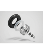 Koła do Nartorolek | Z Blokadą Cofania i Zwykłe | Skike Cross